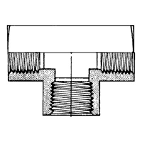 Raccord En T&eacute; Femelle, Laiton, 1/8" Waymarc Industries Inc