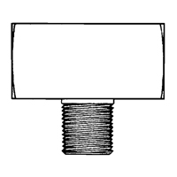 Jonction En T&eacute; M&acirc;le, Laiton, 1/8" Waymarc Industries Inc
