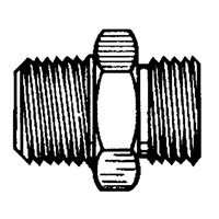 Reducer/Adapter Fitting, 1/4" x 1/8" Dia, Brass Waymarc Industries Inc