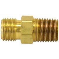 Reducer/Adapter Fitting, 1/4" x 1/4" Dia, Brass Waymarc Industries Inc