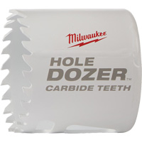 Scie &agrave; bouteur Hole Dozer avec dents au carbure, 2", Profondeur de la coupe 1-63/100", Carbure Waymarc Industries Inc