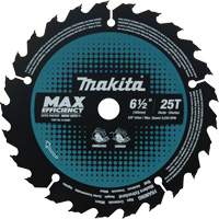 Max-Efficiency Circular Saw Blade, 6-1/2", 25 Teeth, Laminate/Wood Use Waymarc Industries Inc