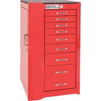 Armoire compl&eacute;mentaire gauche de s&eacute;rie Pro+, 8 tiroirs, 19" la x 19" p x 36-1/2" h, Rouge Waymarc Industries Inc