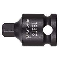 Adaptateur pour douille, Chocs, Prise 3/8", Douille 1/2", 1,5" lo, Clavette Waymarc Industries Inc