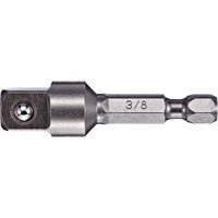 Adapter & Extension, 1/4" Drive Size, 3/8" Male Size, Ball, 2" L Waymarc Industries Inc