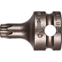 Socket Bit, Torx&reg; Tamper, 25 x 1" L, 3/8" Drive Waymarc Industries Inc