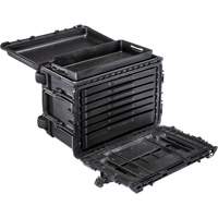 Gen 2 Mobile Tool Chest, 24" W, 6 Drawers, Black Waymarc Industries Inc