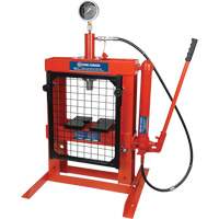 Hydraulic Shop Press with Grid Guard, 10 Tons Capacity UAI716 | Waymarc Industries Inc