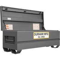 Jobsite Storage Box, 60" x 24" x 22-3/4", Steel, Grey UAI846 | Waymarc Industries Inc