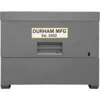 Piano Style Jobsite Storage Box, 60-1/2" W x 34-3/4" D x 49-3/8" H, Grey Waymarc Industries Inc