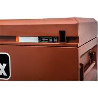 Site-Vault Chest, 30" x 20" x 19-3/4", Steel, Orange Waymarc Industries Inc