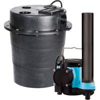 WRS Series Submersible Pump, 45 GPM, 115 V, 9 A, 1/3 HP Waymarc Industries Inc