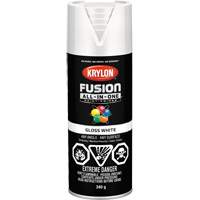 Fusion All-In-One™ Paint, White, Gloss, 12 oz., Aerosol Can UAJ412 | Waymarc Industries Inc