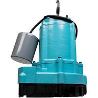 Pompe d'effluent de série 9EC, 70 gal./min, 115 V, 7,5 A, 4/10 CV UAK146 | Waymarc Industries Inc