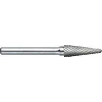 DRILLCO Magnum Double Cut Solid Carbide Burr, SL-3, 3/8" Dia., 1/4" Shank, 1-1/16" Depth of Cut Waymarc Industries Inc