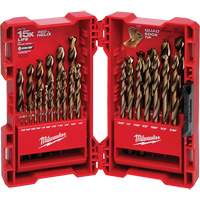 Red Helix Drill Bit Set, 29 Pieces, Cobalt Waymarc Industries Inc