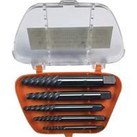 Drillco&reg; Screw Extractor Set with Drills, Carbide, 5 Pieces Waymarc Industries Inc