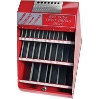Ensemble de pr&eacute;sentoir pour forets fractionnaires DRILLCO, 540 morcea Waymarc Industries Inc