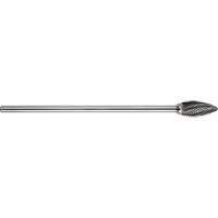 DRILLCO Double Cut Ballnose Cone Burr, SH-2L6 Waymarc Industries Inc