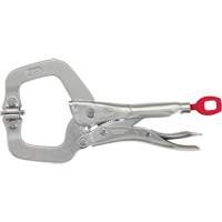 Pince-&eacute;tau en C &agrave; m&acirc;choires pivotantes Torque Lock, Longueur 6", Pinces serre-joints Waymarc Industries Inc