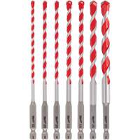 Shockwave Hammer Drill Bit Kit, 7 Pieces, Carbide Waymarc Industries Inc