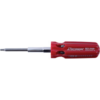 Hex-Calibre Metric Multi-Bit Screwdriver, Plastic Handle Waymarc Industries Inc