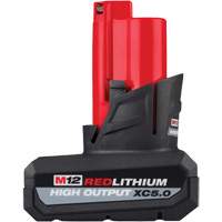 M12™ Redlithium™ High Output™ XC5.0 Battery Pack, Lithium-Ion, 12 V, 5 Ah UAV634 | Waymarc Industries Inc