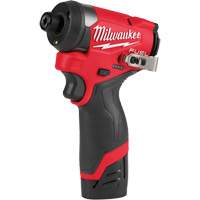 M12 Fuel Hex Impact Driver Kit, 1/4", 1500 in-lbs Max. Torque, 12 V, Lithium-Ion Waymarc Industries Inc