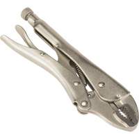 Locking Pliers with Wire Cutter, 7" Length, Curved Jaw UAV665 | Waymarc Industries Inc