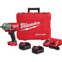 Ensemble de cl&eacute; &agrave; chocs &agrave; couple &eacute;lev&eacute; M18 Fuel avec One-Key &agrave; d&eacute;tente &agrave; broche, 18 V, Mandrin 1/2" Waymarc Industries Inc