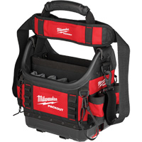 PackOut 10" Structured Tote, Ballistic Polyester, 35 Pockets, Red Waymarc Industries Inc
