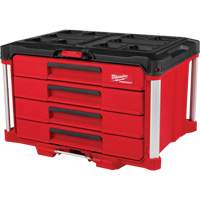 PackOut™ 4-Drawer Tool Box, 22-1/5" W x 14-3/10" H, Red UAW031 | Waymarc Industries Inc