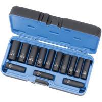 PS1338DM Jeux - douilles, 13 Mcx, Chocs, Prise de 3/8", Profond Waymarc Industries Inc