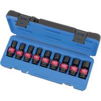 PSU912M Jeux de douilles universelles, 9 Mcx, Chocs, Prise de 1/2" Waymarc Industries Inc