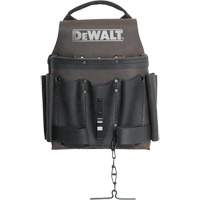 Electrician Tool Pouch, Multiple Tool Holder, Leather, 8 Pockets Waymarc Industries Inc