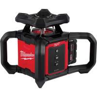 Ensemble de niveau laser rotatif ext&eacute;rieur rouge M18 avec r&eacute;cepteur, 2000' (609,6 m) Waymarc Industries Inc