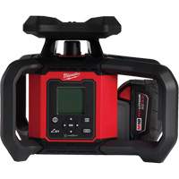 Ensemble de niveau au laser rotatif ext&eacute;rieur rouge &agrave; double pente M18 avec r&eacute;cepteur & t&eacute;l&eacute;commande, 4000' (1219,2 m) Waymarc Industries Inc