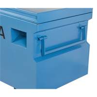 Jobsite Tool Box, 48" x 24" x 27-3/5", Steel, Blue Waymarc Industries Inc