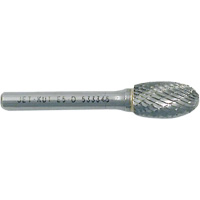 E3-DC JET-KUT&reg; GP Oval Shape Carbide Bur, 3/8" Dia. Waymarc Industries Inc