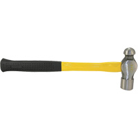 Ball Pein Hammer, 24 oz. Head Weight, Plain Face, Fibreglass Handle UAX250 | Waymarc Industries Inc