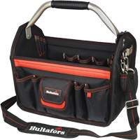 14" Open-Top Tool Carrier, Ballistic Polyester, Black/Red Waymarc Industries Inc