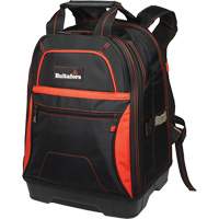 Molded Base Bottom Tool Backpack, Black/Red, Ballistic/Polyester Waymarc Industries Inc