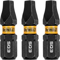 3-Piece FLEXTORQ&reg; Impact Screwdriving Bits, Square, #3, 1/4" Drive Waymarc Industries Inc
