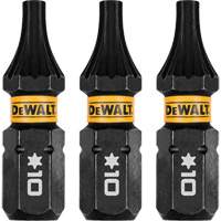3-Piece FLEXTORQ&reg; Impact Screwdriving Bits, Torx, T-10, 1/4" Drive Waymarc Industries Inc