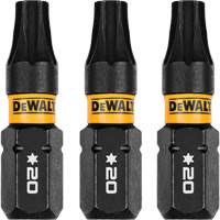 3-Piece FLEXTORQ&reg; Impact Screwdriving Bits, Torx, T-20, 1/4" Drive Waymarc Industries Inc