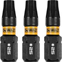 3-Piece FLEXTORQ&reg; Impact Screwdriving Bits, Torx, T-25, 1/4" Drive Waymarc Industries Inc