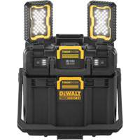 TOUGHSYSTEM<sup>®</sup> 2.0 Adjustable Work Light with Storage, 11" W x 16" D x 14" H, Black/Yellow UAX514 | Waymarc Industries Inc