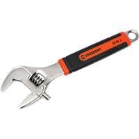 Adjustable Wrench, 12" L, 46 mm/3-1/5" Max Width, Chrome/Polished Waymarc Industries Inc