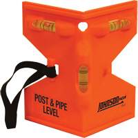 Orange Post & Pipe Level Waymarc Industries Inc