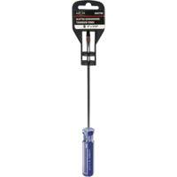 Tournevis &agrave; fente bleu transparent avec bandes, Tige de 3/16", Ronde, Prise en Plastique Waymarc Industries Inc